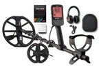 Metalldetektor Minelab Equinox 900 mit Funkkopfhörer und 2 Suchspulen