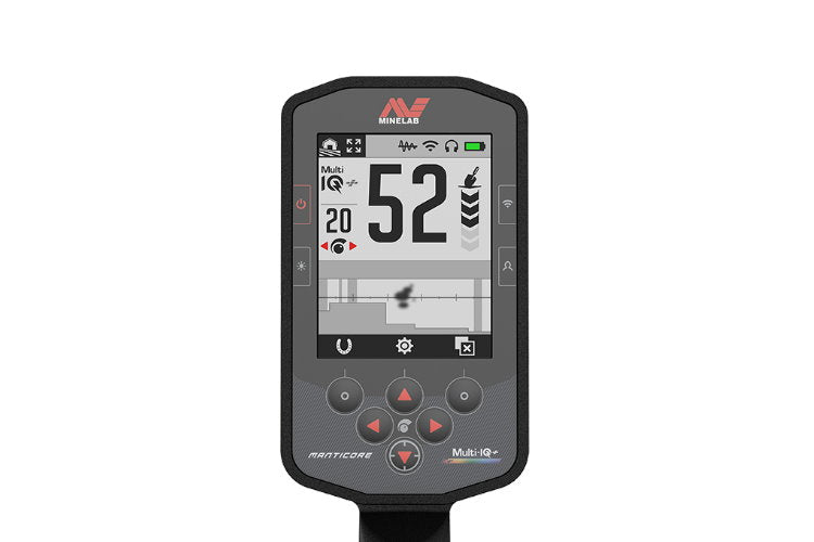 Metalldetektor Minelab Manticore mit Funkkopfhörer